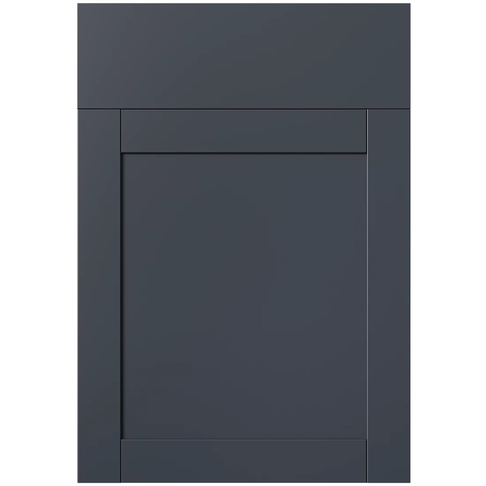 Front usa sertar GOODHOME Ashmead, 49.7 x 71.5 cm, albastru mat