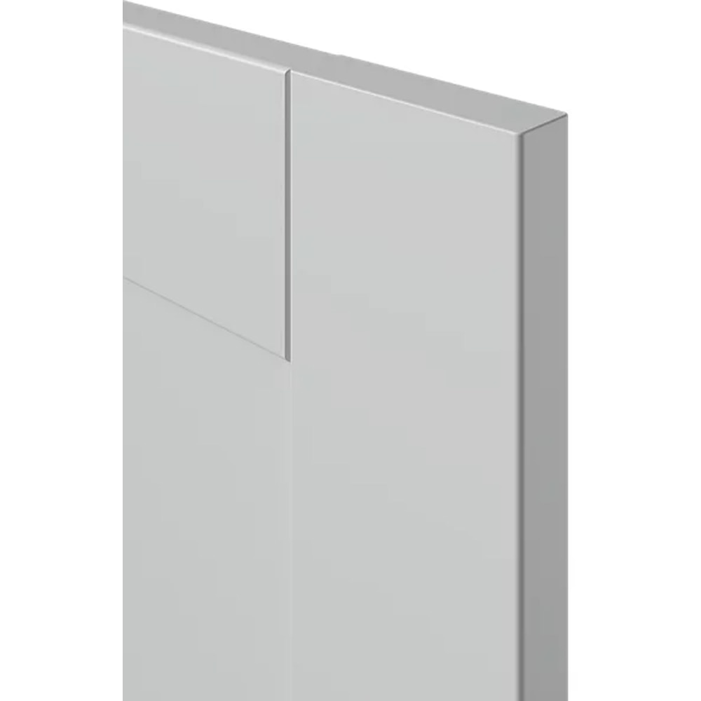 Front usa sertar GOODHOME Ashmead, 39.7 x 35.6 cm, gri mat