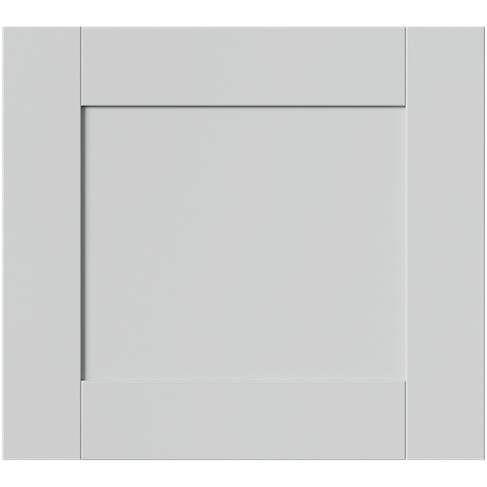 Front usa sertar GOODHOME Ashmead, 39.7 x 35.6 cm, gri mat