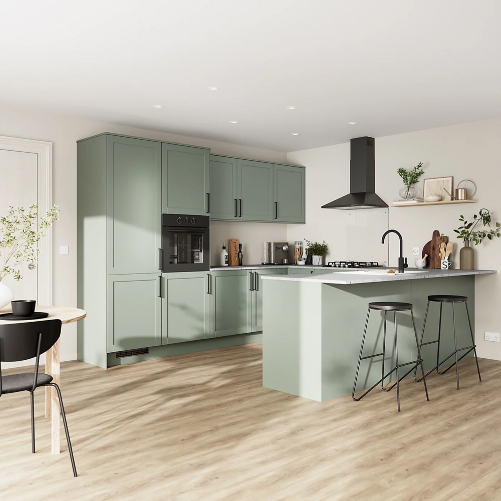 Front usa GOODHOME Ashmead, 49.7 x 128.7 cm, verde mat