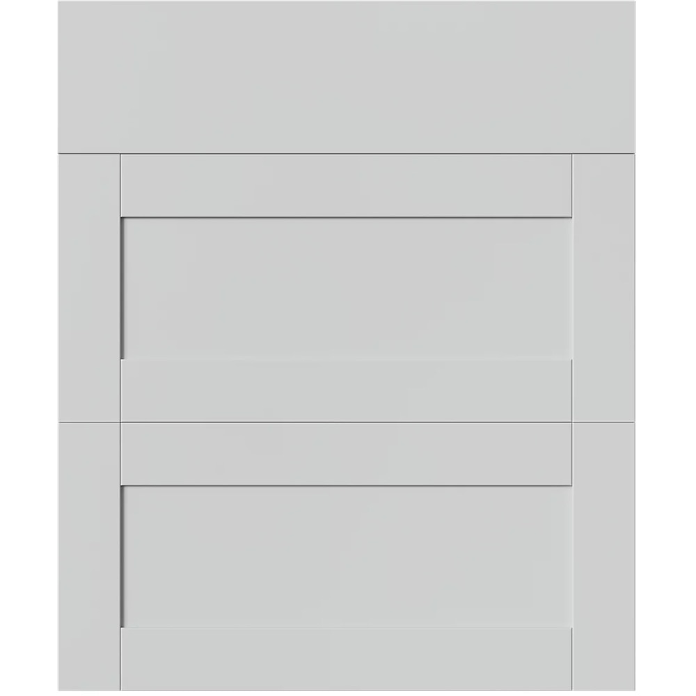 Front usa sertar GOODHOME Ashmead, 59.7 x 71.5 cm, gri mat