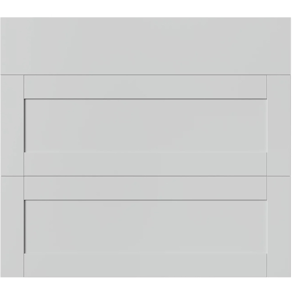 Front usa sertar GOODHOME Ashmead, 79.7 x 71.5 cm, gri mat