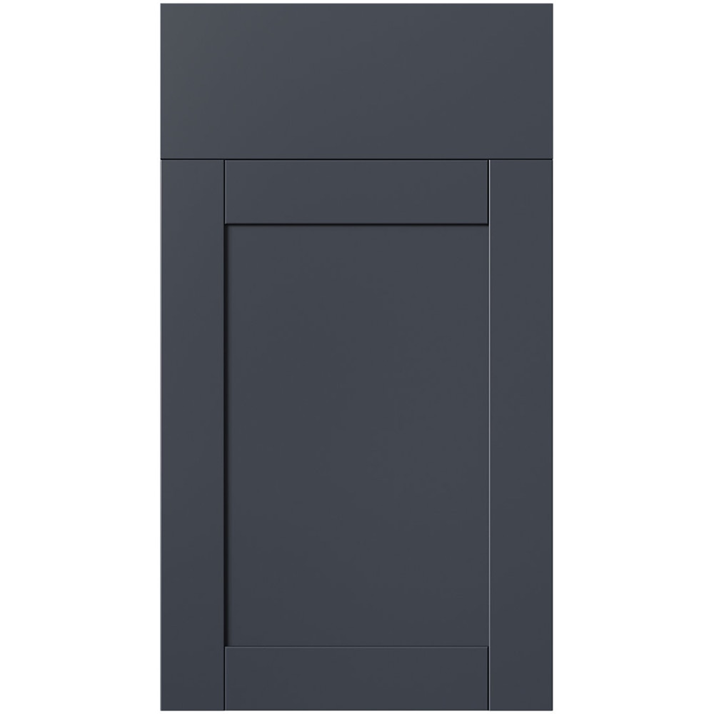 Front usa sertar GOODHOME Ashmead, 39.7 x 71.5 cm, albastru mat