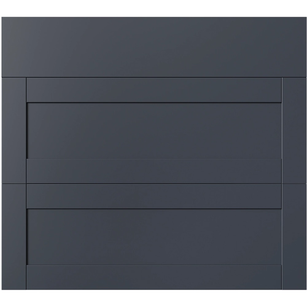 Front usa sertar GOODHOME Ashmead, 79.7 x 71.5 cm, albastru mat