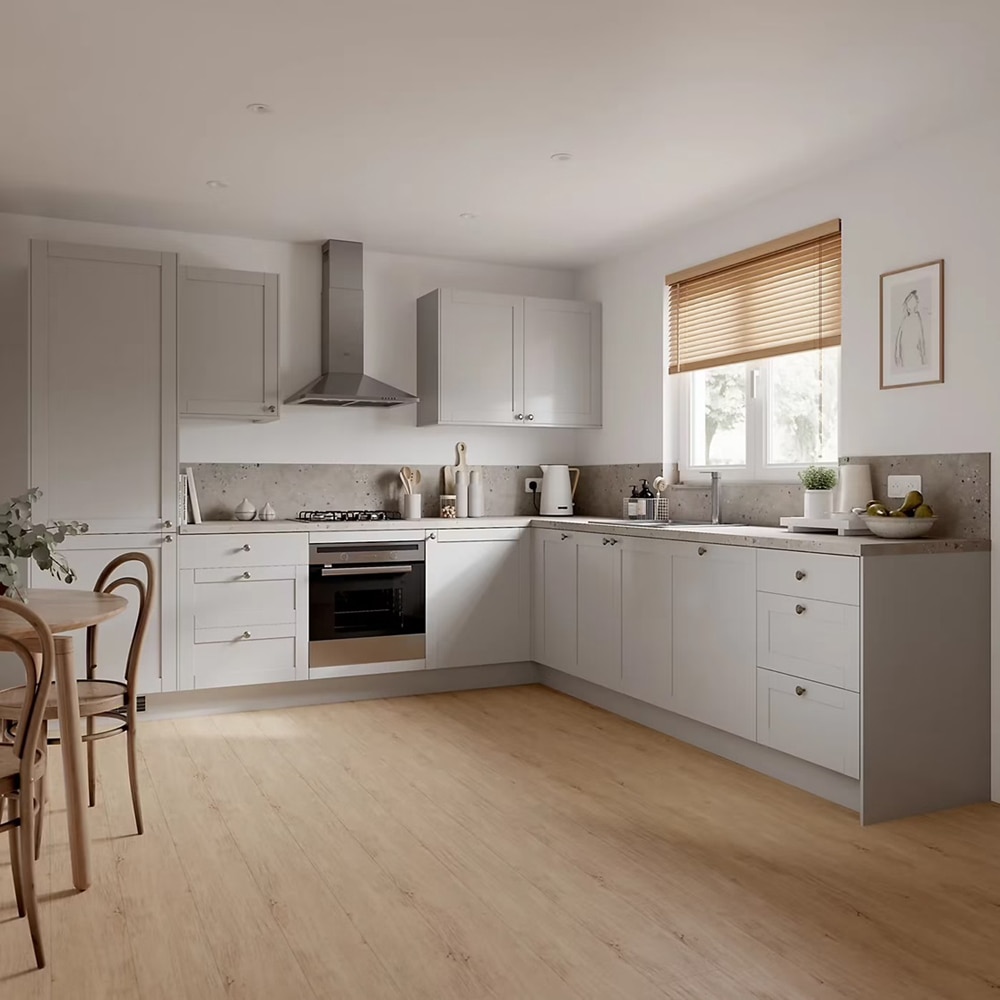 Panou lateral GOODHOME Ashmead, 60 x 240 cm, gri mat