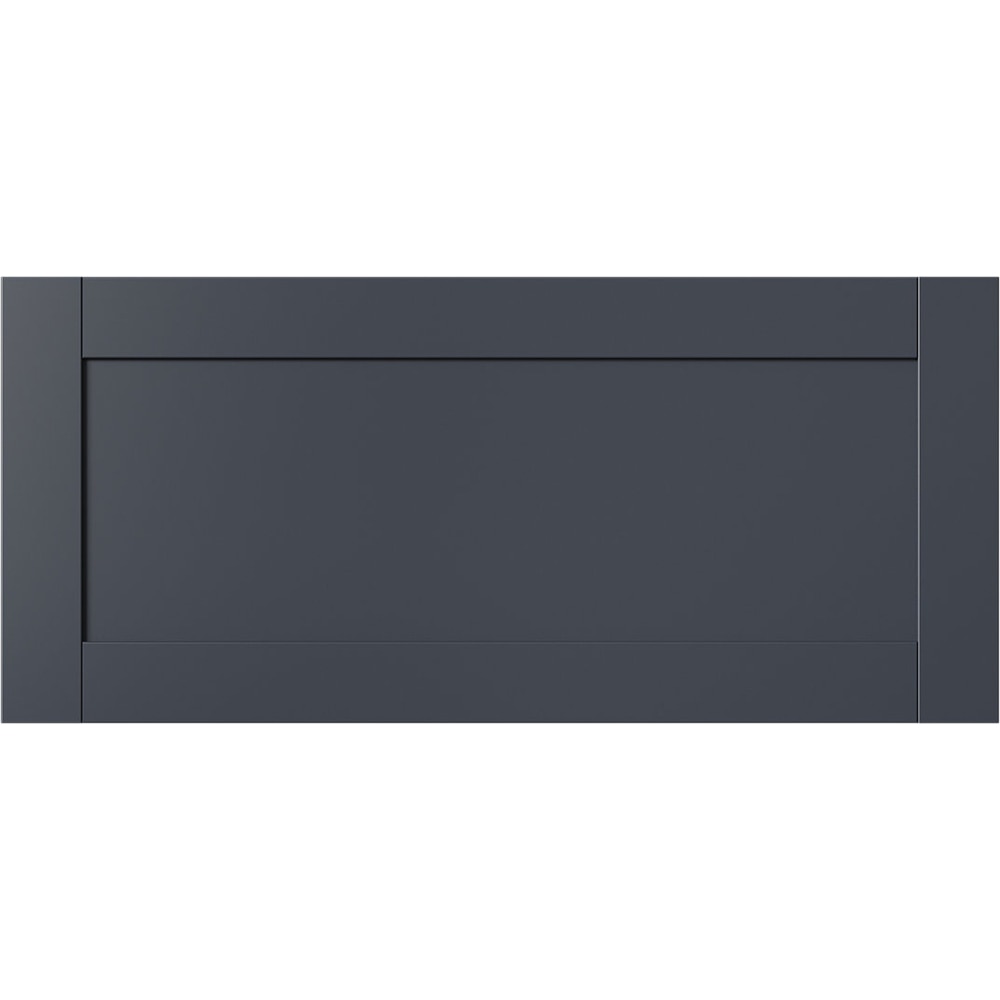 Front usa sertar GOODHOME Ashmead, 79.7 x 35.6 cm, albastru mat