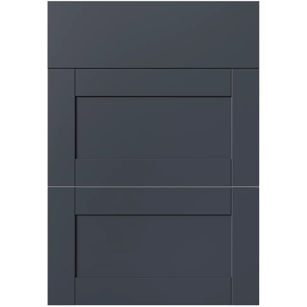 Front usa sertar GOODHOME Ashmead, 49.7 x 71.5 cm, albastru mat