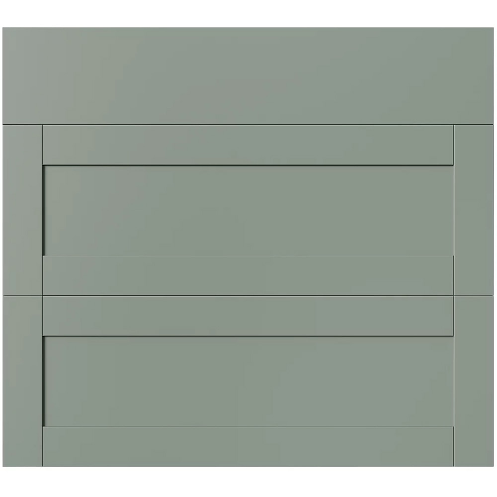 Front usa sertar GOODHOME Ashmead, 79.7 x 71.5 cm, verde mat