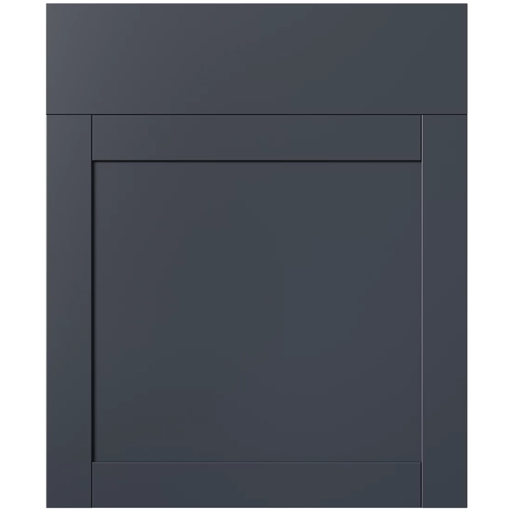 Front usa sertar GOODHOME Ashmead, 49.7 x 71.5 cm, albastru mat