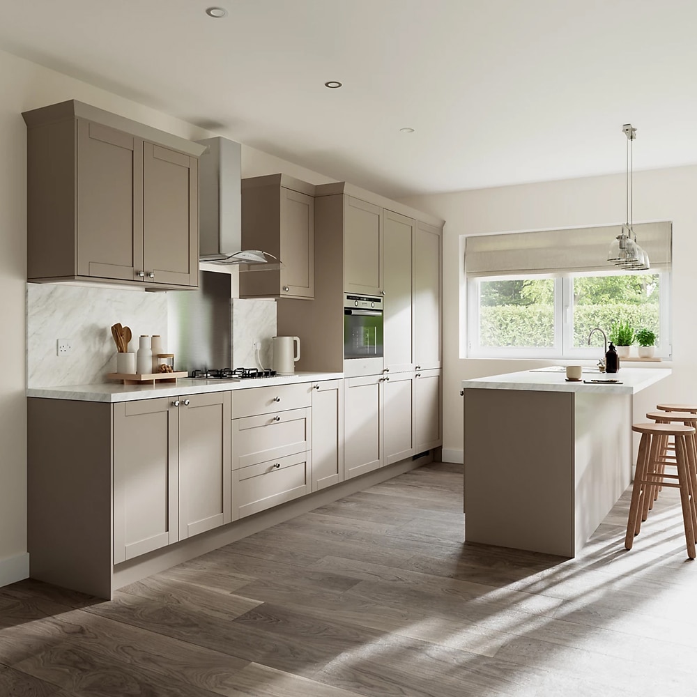 Front usa sertar GOODHOME Ashmead, 59.7 x 35.6 cm, bej mat