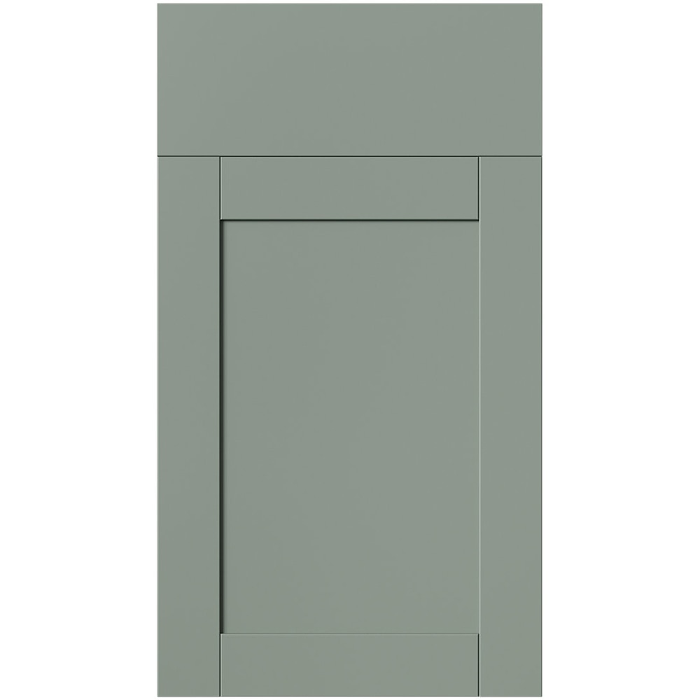 Front usa sertar GOODHOME Ashmead, 39.7 x 71.5 cm, verde mat