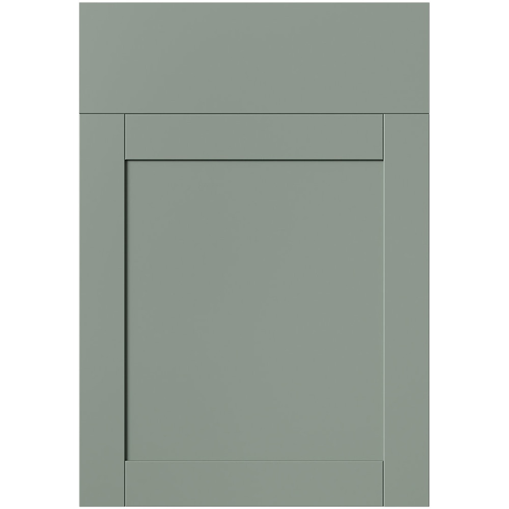 Front usa sertar GOODHOME Ashmead, 49.7 x 71.5 cm, verde mat