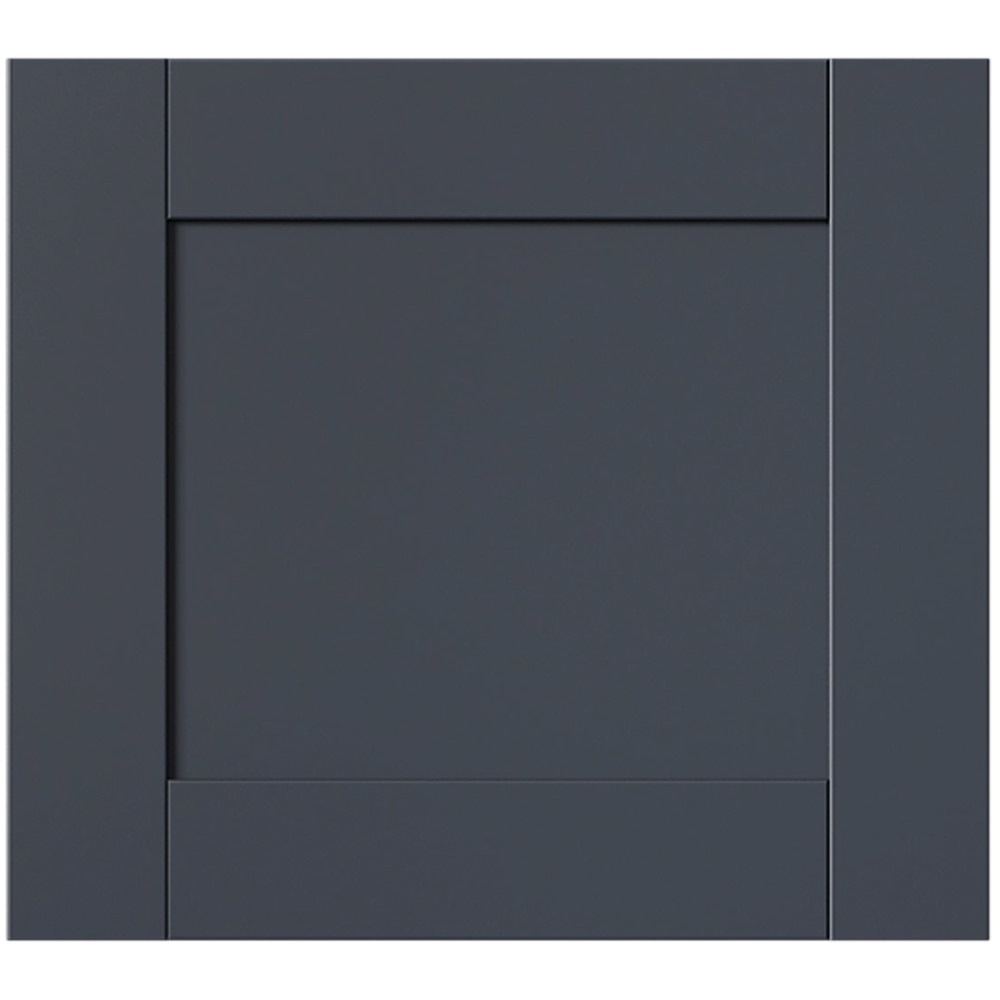 Front usa sertar GOODHOME Ashmead, 39.7 x 35.6 cm, albastru mat