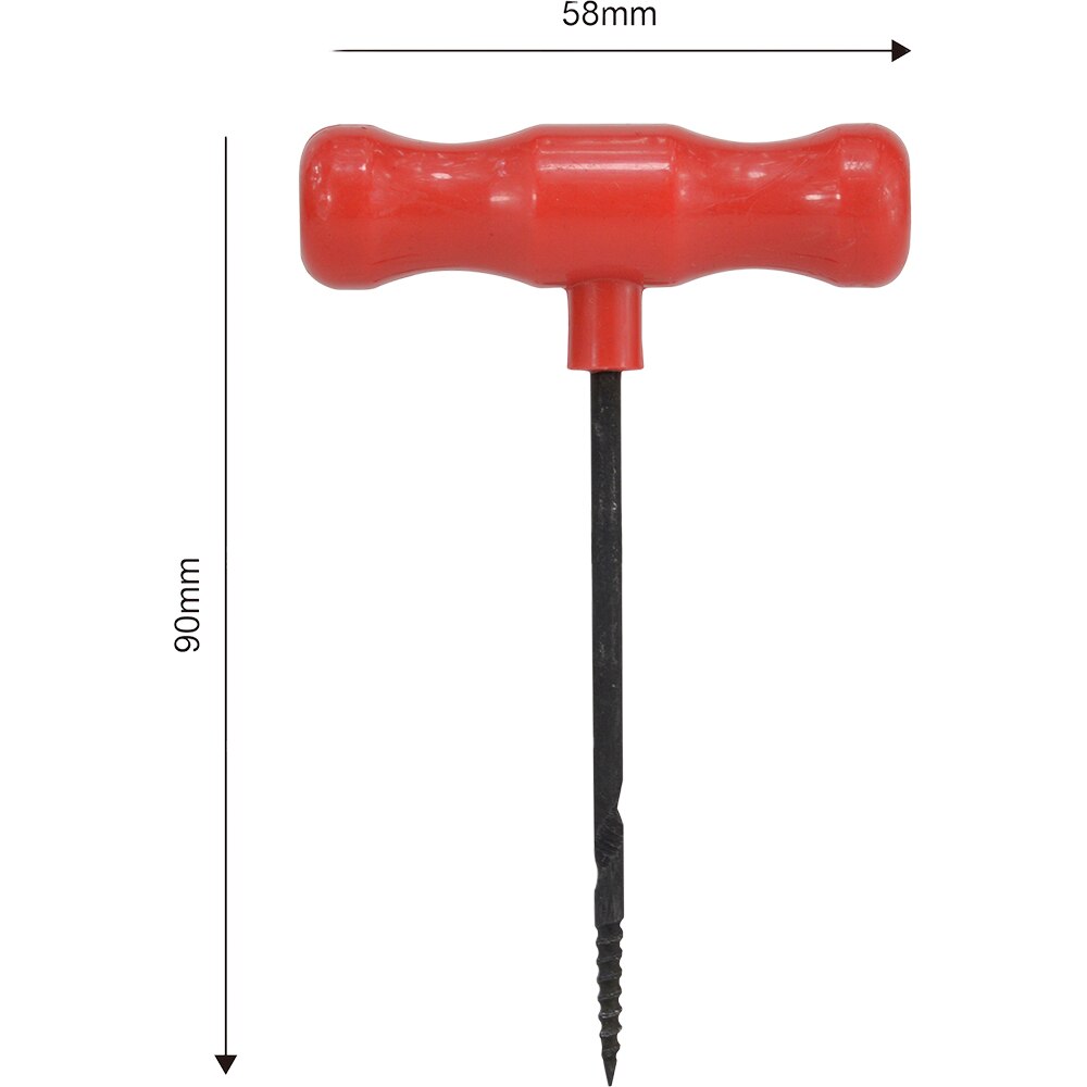 Sfredel FORGE STEEL, 58 x 90 mm, otel, rosu