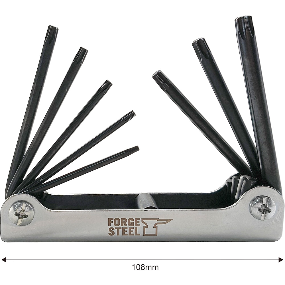 Chei torx FORGE STEEL, 10.6cm, otel, 8buc