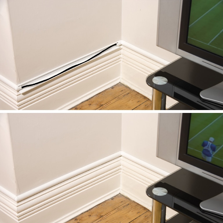 Canal semirotund autoadeziv, 1000 x 30 x 15 mm