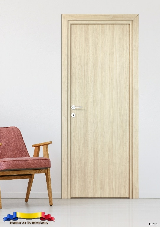 Usa de interior, plina, frasin, 88 x 203 cm, toc inclus  Karpat