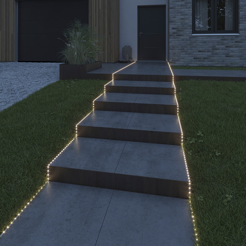 Banda LED RGB cu telecomana GOODHOME, 15W, 1200lm, IP65, 5m