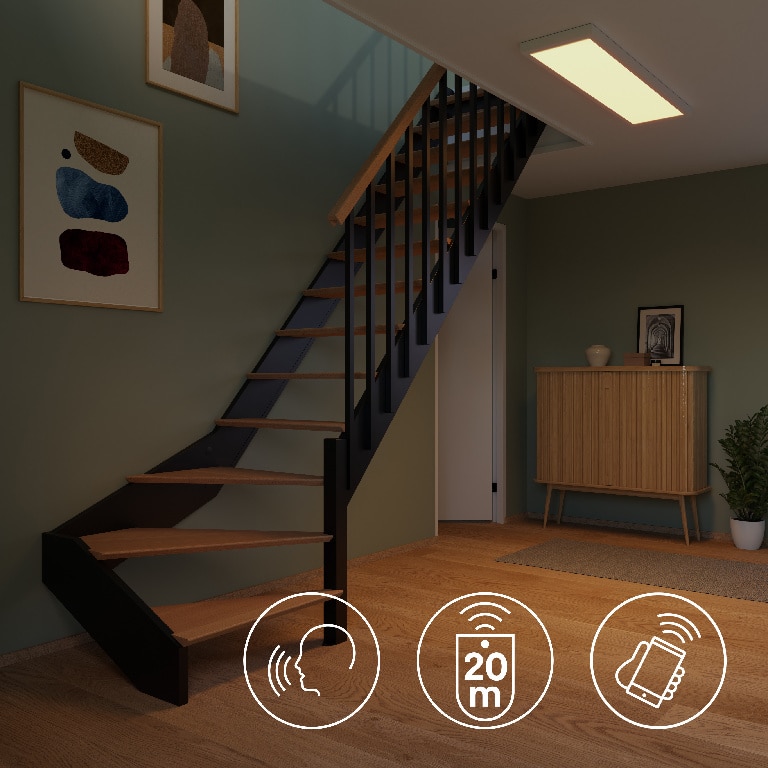 Plafoniera LED, RGB, smart, 120 x 30 cm  GoodHome