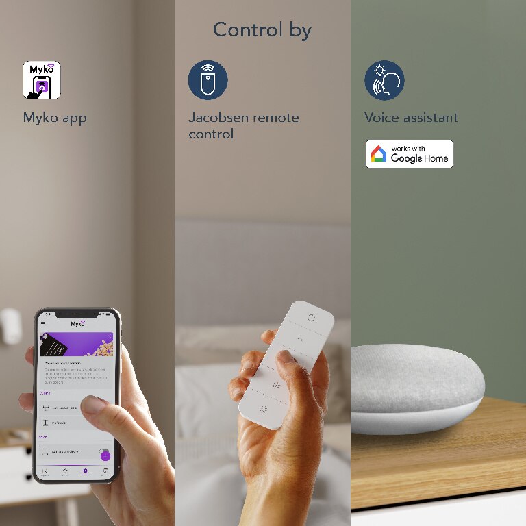 Telecomanda pentru becuri smart • Jacobsen Myko