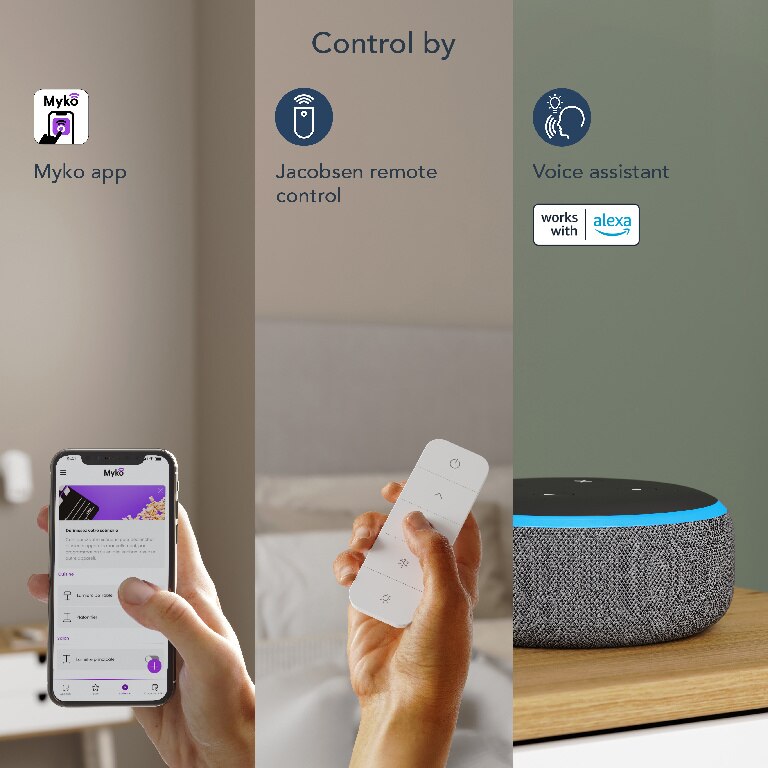 Telecomanda pentru becuri smart • Jacobsen Myko