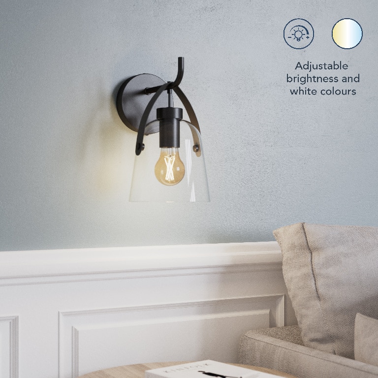 Bec LED, smart, E27, A60, 60 W, amber  Jacobsen Myko