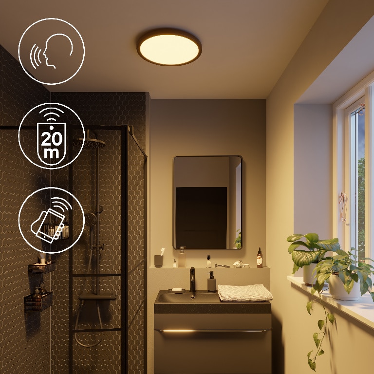 Spot LED, smart, negru, IP44  Jacobsen Myko