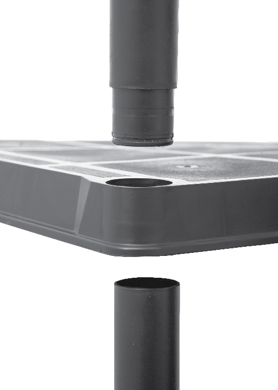 Raft plastic, 5 polite, 170 X 70 X 38 cm