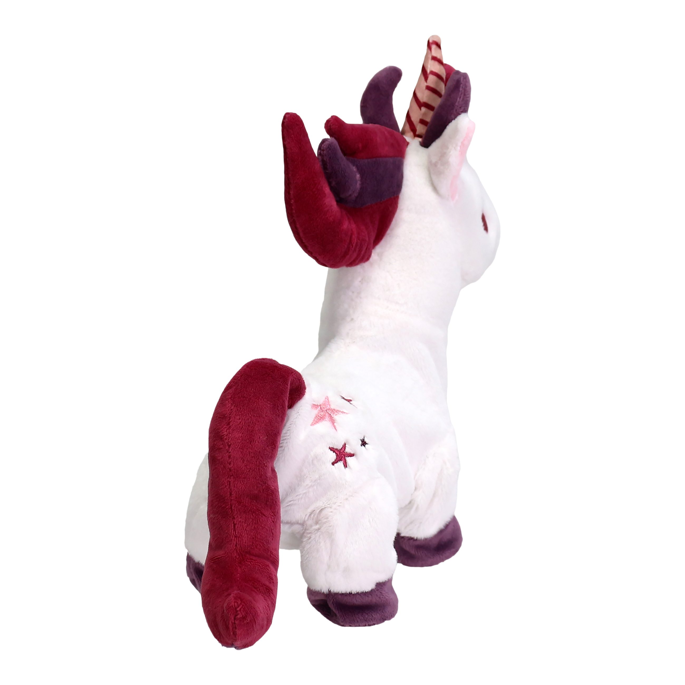 Animatie Unicorn Muzical, 27.5 cm, alb