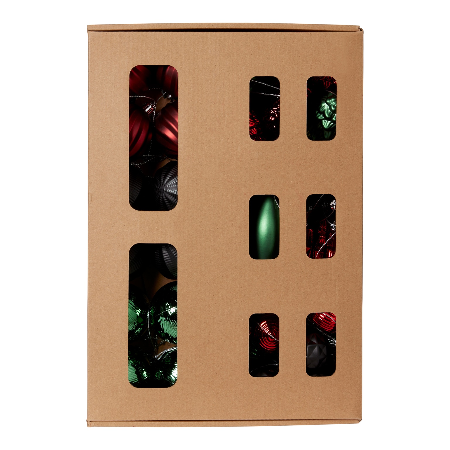 Set globuri de Craciun, 20 cm, 50 bucati, multicolor