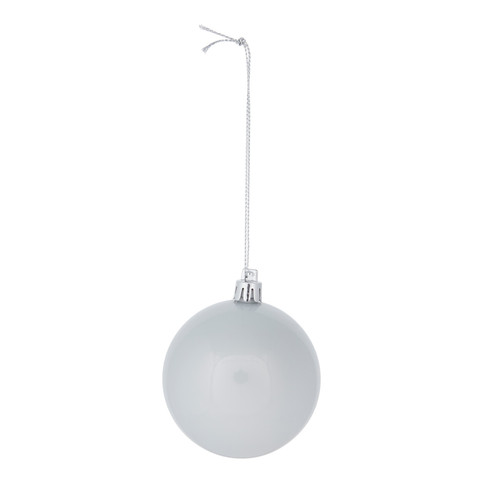 Set globuri de Craciun, 40 bucati, argintiu