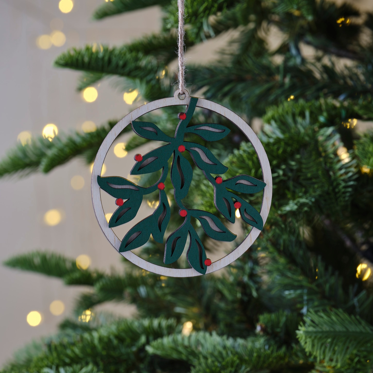 Decoratiune brad Vasc, 10.5 cm, maro-verde