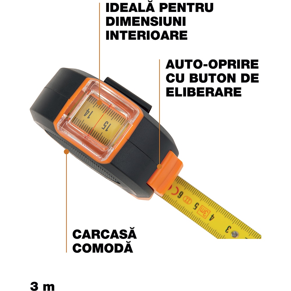 Ruleta cu vizor MAGNUSSON MS54-RP, 3 m