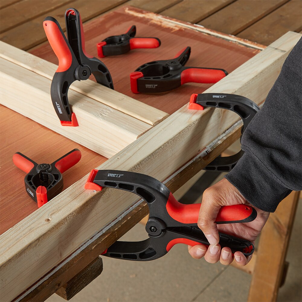 Cleme fixare FORGE STEEL, ABS, 11.8 / 15 / 20cm, 6buc