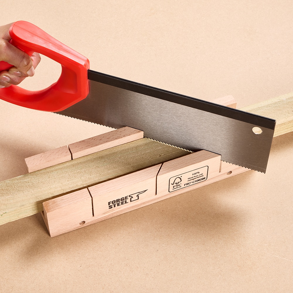 Suport taiere in unghi FORGE STEEL, 300 x 93mm, lemn