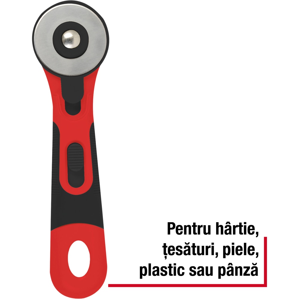 Cutter rotund FORGE STEEL, rosu