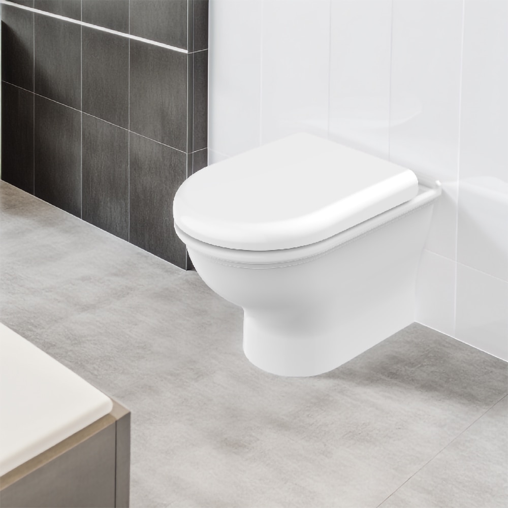 Vas WC suspendat GOODHOME Endel HDC889WH, ceramica, 35.5 x 52 x 36.2 cm, alb