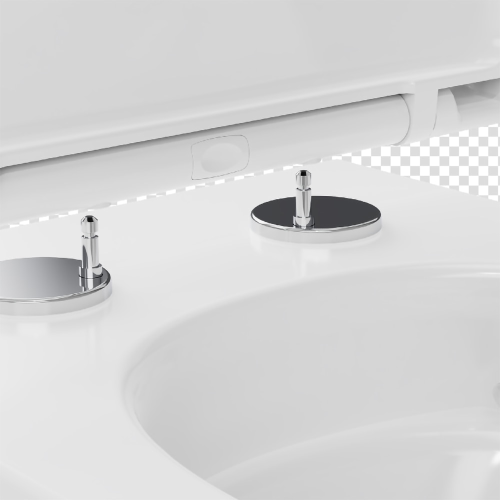 Vas WC suspendat GOODHOME Endel HDC889WH, ceramica, 35.5 x 52 x 36.2 cm, alb