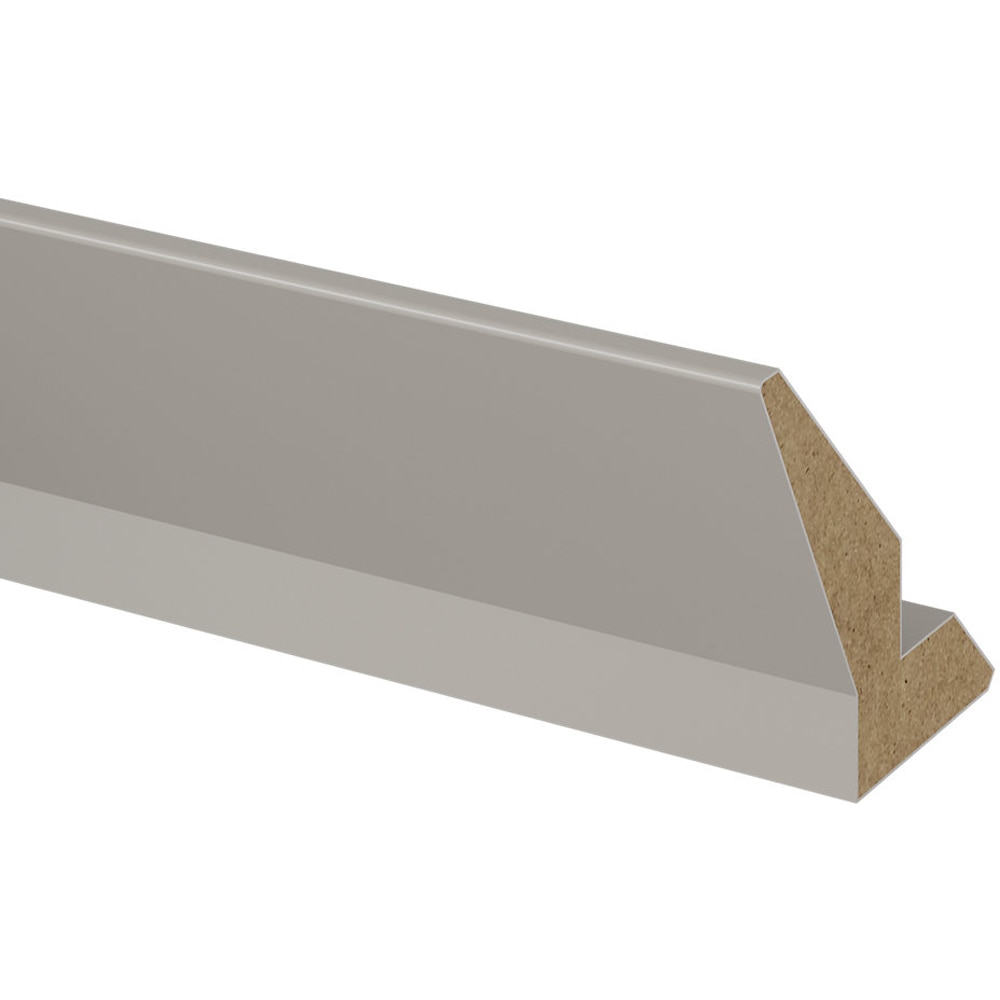 Cornisa bucatarie GOODHOME Ashmead, 240 x 7.5 cm, bej mat