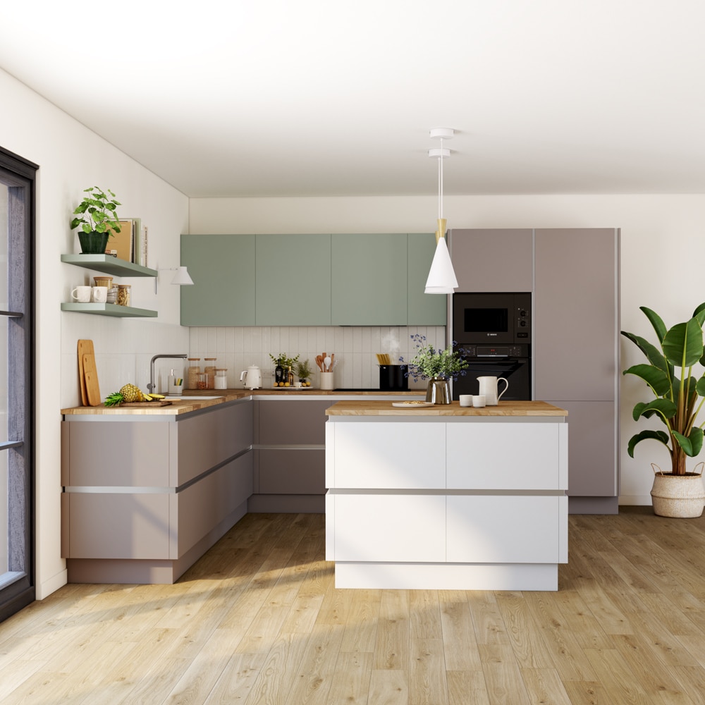 Front usa GOODHOME Stevia, MDF, 40 x 72 x 1.8 cm, alb