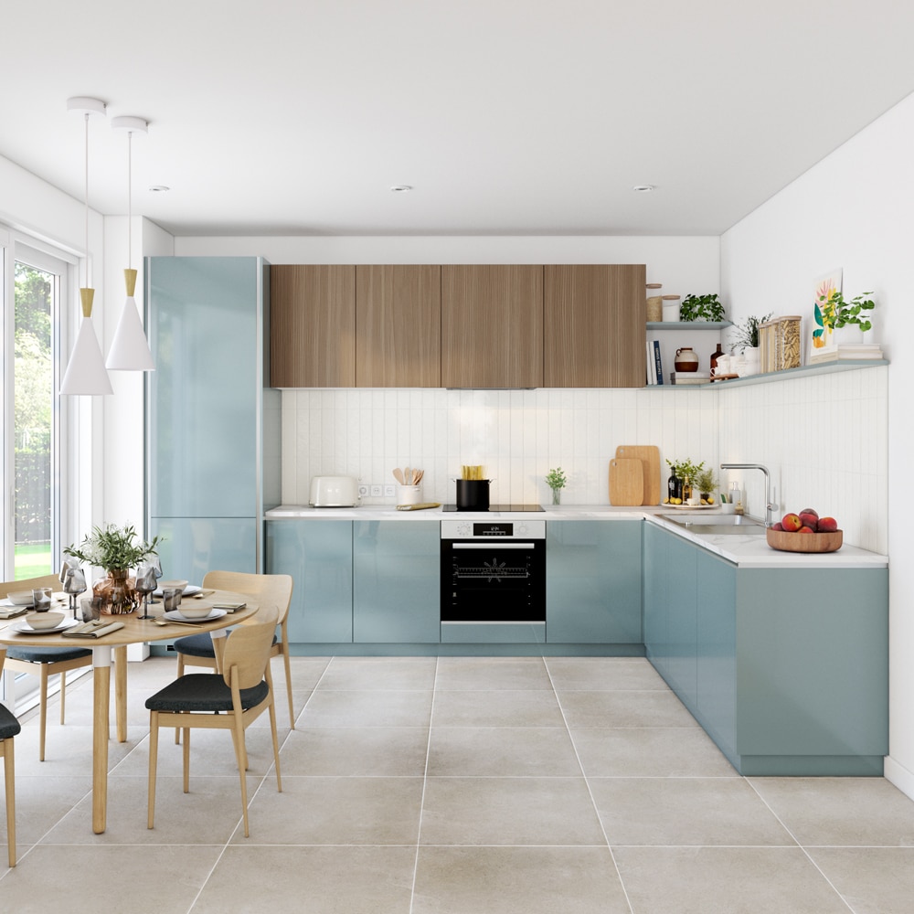 Front usa GOODHOME Stevia, MDF, 40 x 72 x 1.8 cm, alb
