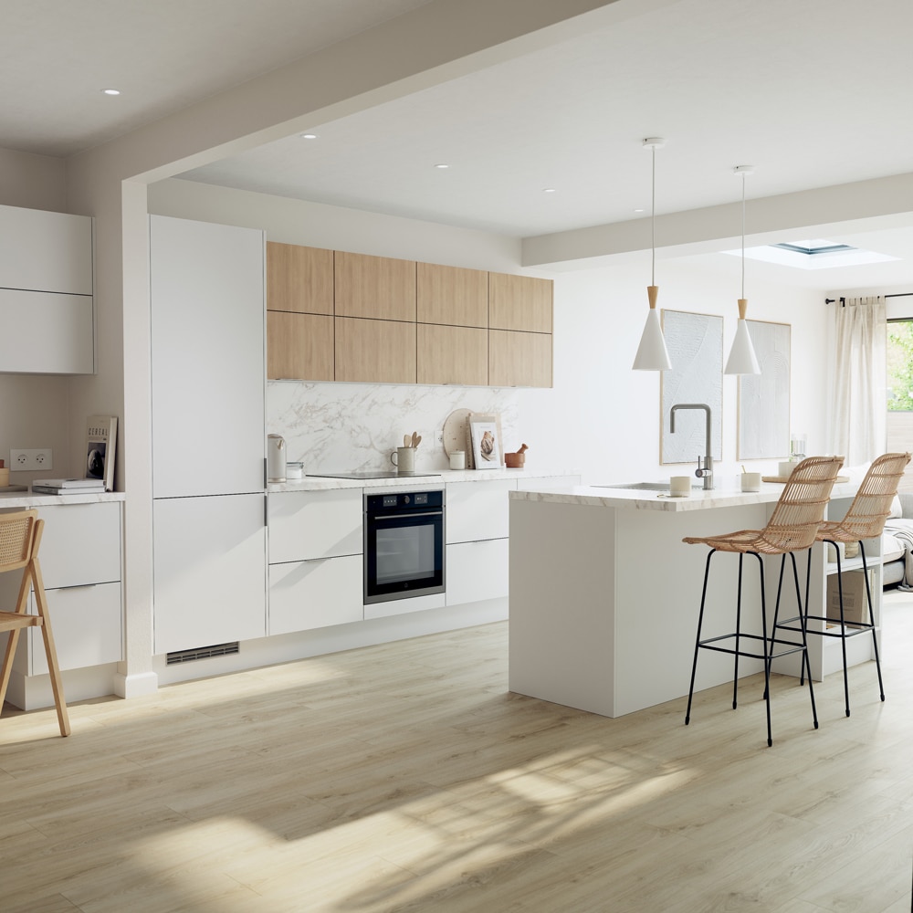 Front usa GOODHOME Stevia, MDF, 40 x 72 x 1.8 cm, alb