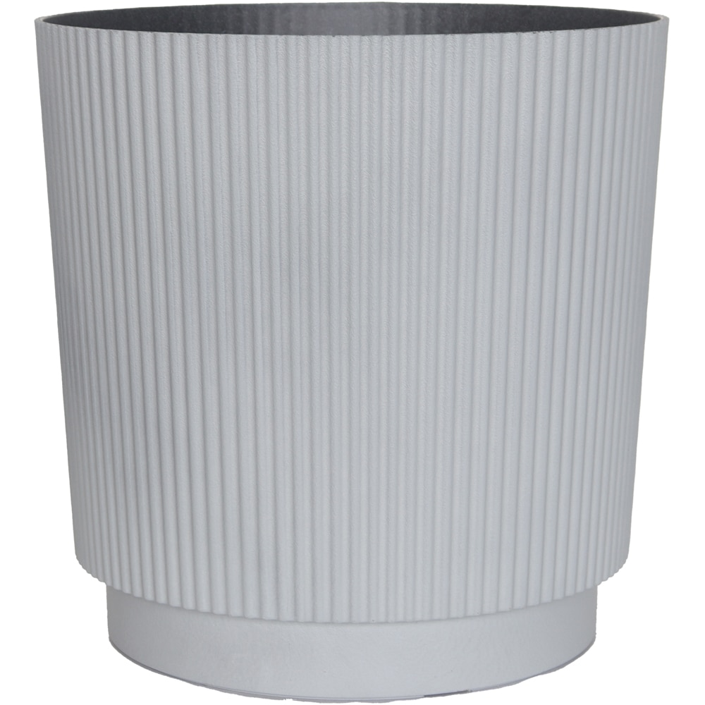 Ghiveci flori VERVE Cilindric, D 30 cm, gri