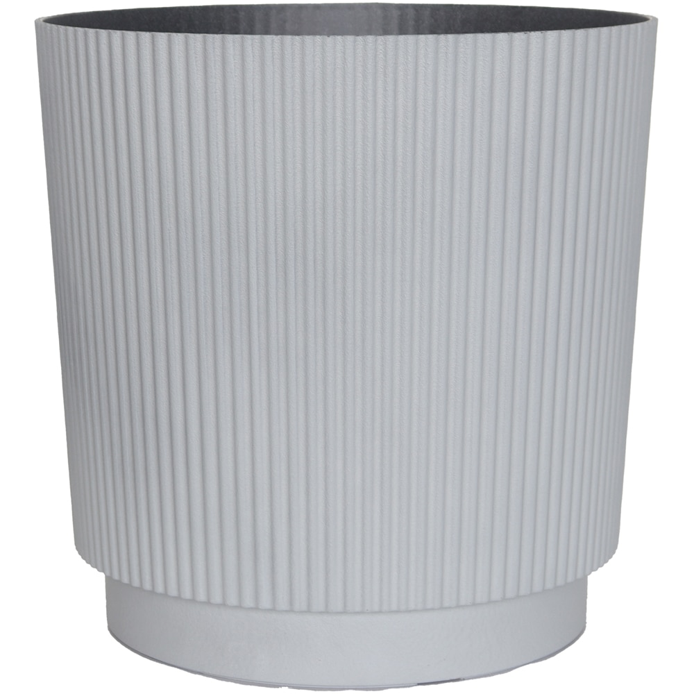 Ghiveci flori VERVE Cilindric, D 25 cm, gri
