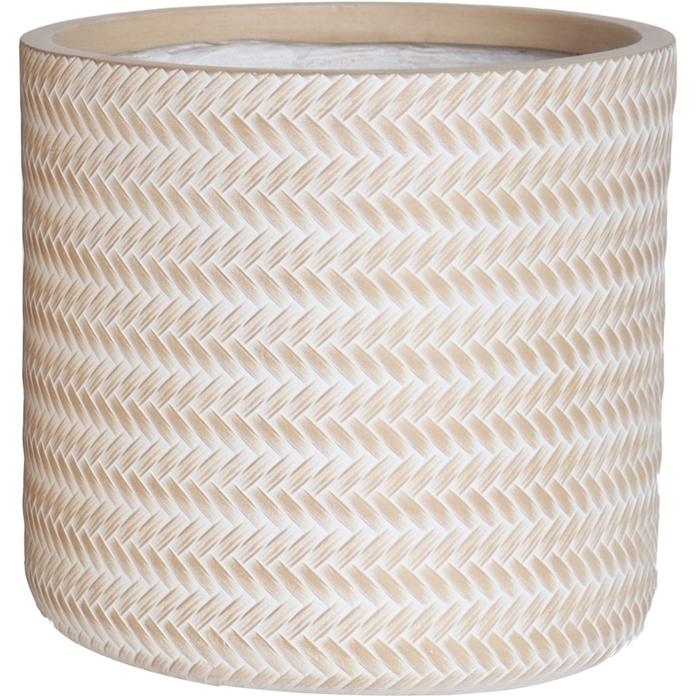 Ghiveci flori VERVE Rattan, D 30 cm, bej