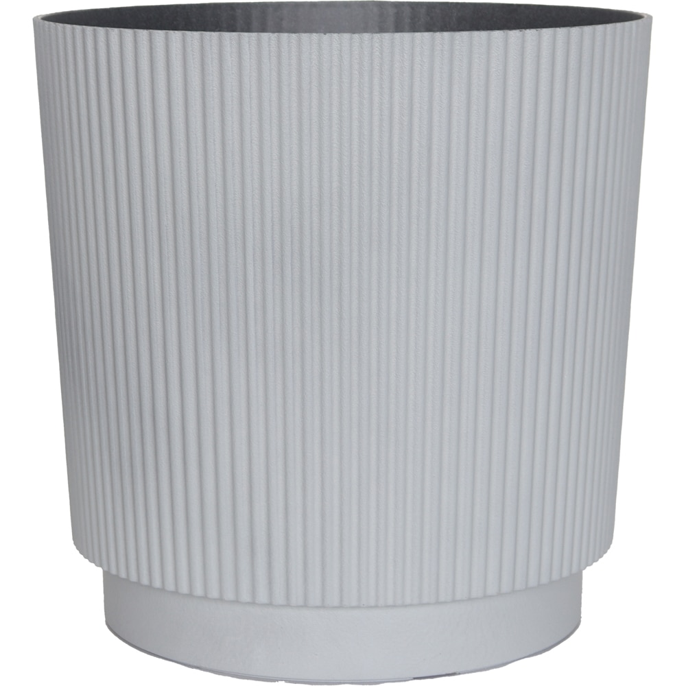 Ghiveci flori VERVE Cilindric, D 35 cm, gri