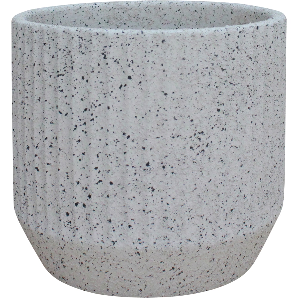 Ghiveci flori VERVE, lut, D 20 cm, crem