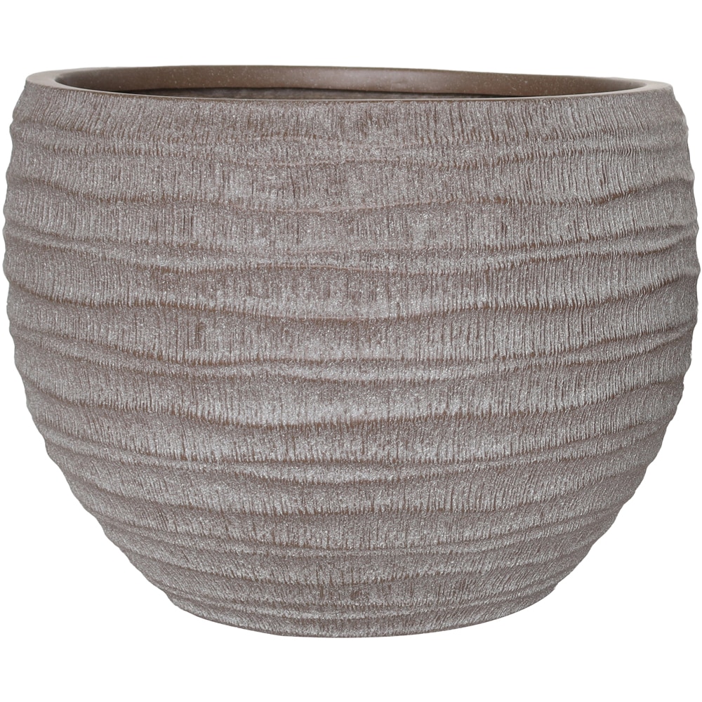 Ghiveci flori VERVE Wave, D 50 cm, maro