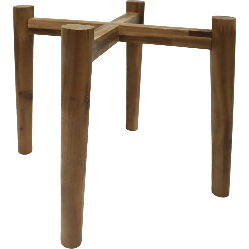 Suport ghiveci VERVE, lemn de acacia, 24 cm