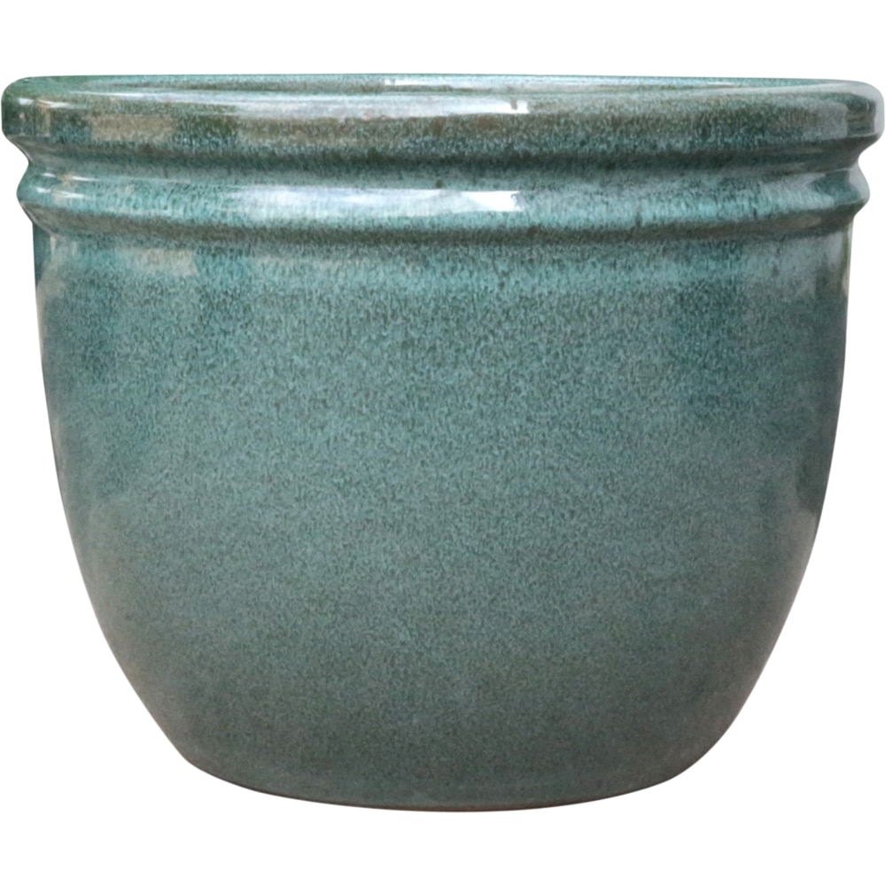 Ghiveci flori VERVE Green Moss, D 36 cm, verde